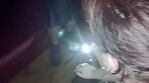 cumdump bukkake gangbang at public sex club party