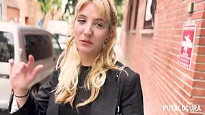 Torbe catches hot Argentinian Agustina fucks her cum-covered in street