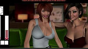 lets play tara 2 hotel sauna steams with zayna's shaved redhead