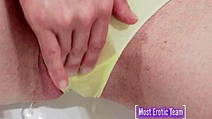 Panties Soaked in Her Piss Gush - Full Video Blast!