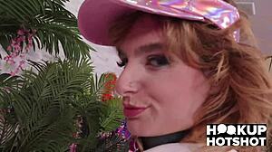 Gorgeous Evie Christian Begs Bryan Gozzling for Choking Deepthroat Facefuck
