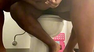 Remi Bounces Big Ass on BBC While Riding Toilet Throne