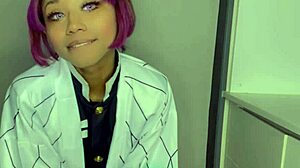 amari gold toys her gaping ass in shinobu demon slayer cosplay