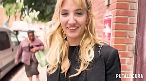 Torbe catches hot Argentinian Agustina fucks her cum-covered in street