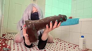 Bbc Extreme Anal Fisting - Alexbreecooper Takes Hankeys 11 Inch Xxl Dildo