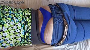 great wank watching stepmoms ass in jeans