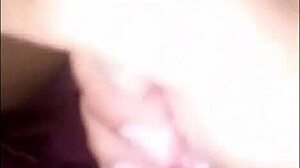 fingering her pussy and ass while i masturbate in pov
