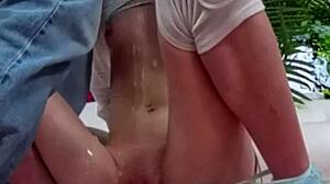 Beautiful blonde thea summers hooks up with bryan gozzling