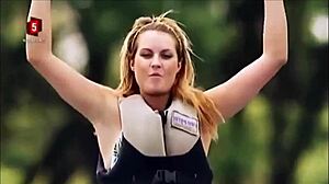 i can't stop watching these pretty danish bikini girls wipeout at the pool