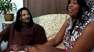 CHUBBY EBONY MILF TAKES HUGE BBC POUNDING!