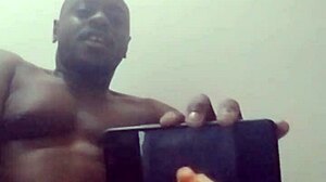 Orgasming to some solo ebony videos and testing my new phone