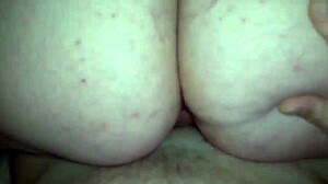 he dumps a huge load inside his ex-girlfriend's chubby pussy after rough sex