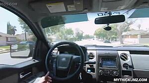 Pawg Stella Sucks Cock In Car
