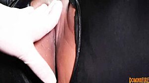 dominafire makes salome salvi squirt hard with strapon