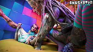 alt girls goin' crazy with toys up their asses n' fisting wild!!