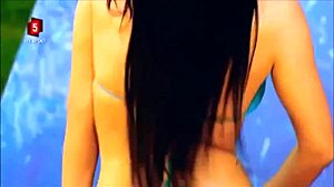 i can't stop watching these pretty danish bikini girls wipeout at the pool