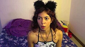 Cindy Luna Petite 18+ Pornstar Spills Secrets on Podcast Then Foursome Fucked Submissive!