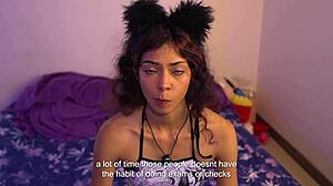 Cindy Luna Petite 18+ Pornstar Spills Secrets on Podcast Then Foursome Fucked Submissive!