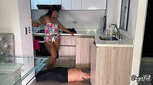 perfect pussy latina amateur gets fingered and anal