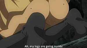 anime teacher strips nude showing shaved pussy and big natural tits