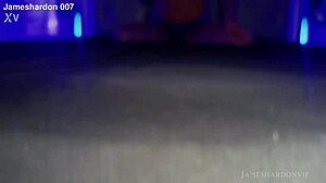 Squirting Brunette Nearly Caught By Janitor
