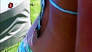 i can't stop watching these pretty danish bikini girls wipeout at the pool