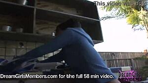 two party freaks fuck with a giant dildo