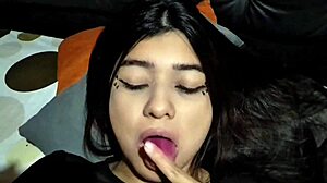 latina gets fucked hard until exhausted in homemade