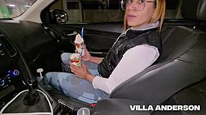 Conquisto en el shopping a mi hermanastra y se la meto