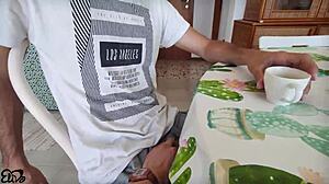 Italian Gardener Gets Paid With Titjob From Busty Wife In Nature