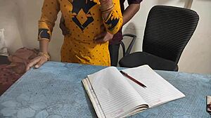 desi girl let teacher fuck her in class