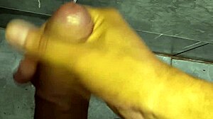 husband gives nice handjob close up