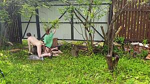 Anastasia Mistress Outdoor Strapon Fuck