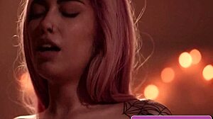Lovely goth babes fuck hard with thick strap on outdoors