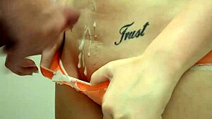 cum in satin panties compilation