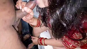 first night bride gets her ass fucked hard in desi anal