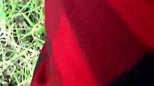 novinha enters field for outdoor sex