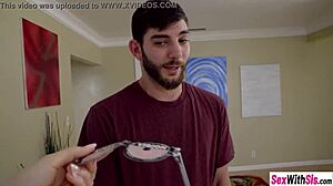 guy used xray glasses and watched amazing big ass stepsister