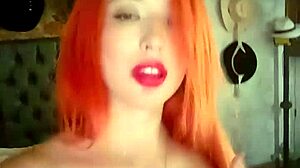 Redhead paisa does striptease for you