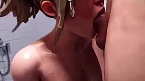 loirinha no banheiro ninfeta 3d fazendo boquete gostoso na hot girl ia