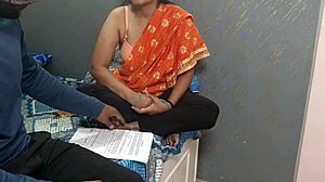 Desi Stepmom Enjoys Hard Sex With Village Friend Alone