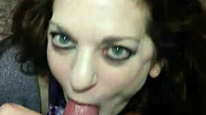 Raven sexy blowjob with oral cumshot finish