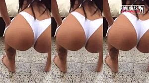 Compilation of teens shaking ass in lingerie