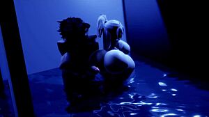 met a horny pale fat ass bitch in poolrooms and fucked her rough in cowgirl