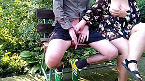 my horny mother in laws natural breasts flash outdoors