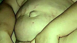 milf spreads pussy for camp sex with preggo tits