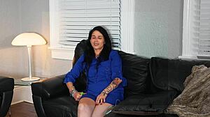 Jazmin getting to know her interview
