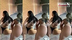 Compilation of teens shaking ass in lingerie