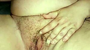 milf spreads pussy for camp sex with preggo tits