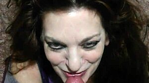 Raven sexy blowjob with oral cumshot finish